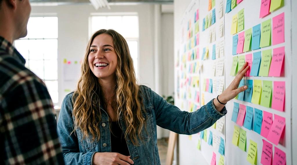 Diverse group of developers collaborating and coding together